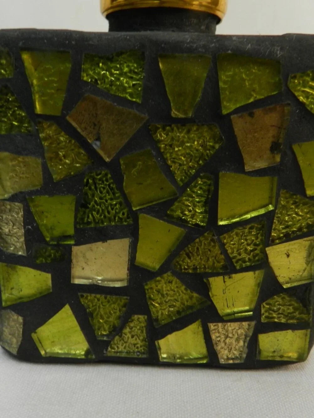 Mosaic Catalytic green oil diffuser bottle only Stained Glass Tiles home decor
